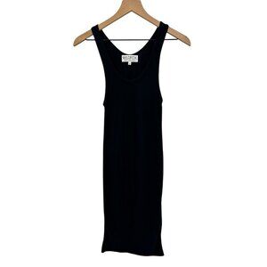 Wildfox Black Cotton Scoop Neck Tank Dress XS Made In USA